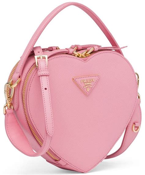 prada heart buckle bag|Prada bag with coin purse.